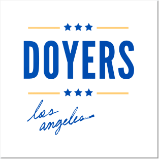 Los Doyers LA Los Angeles Posters and Art
